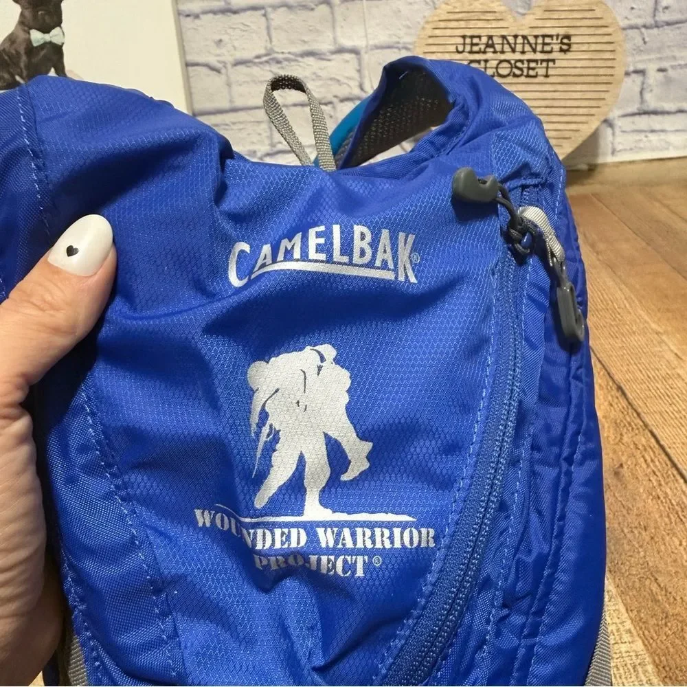 CamelBak 70oz Rogue Light Hydration Water Storage Pack Wounded Warrior Blue